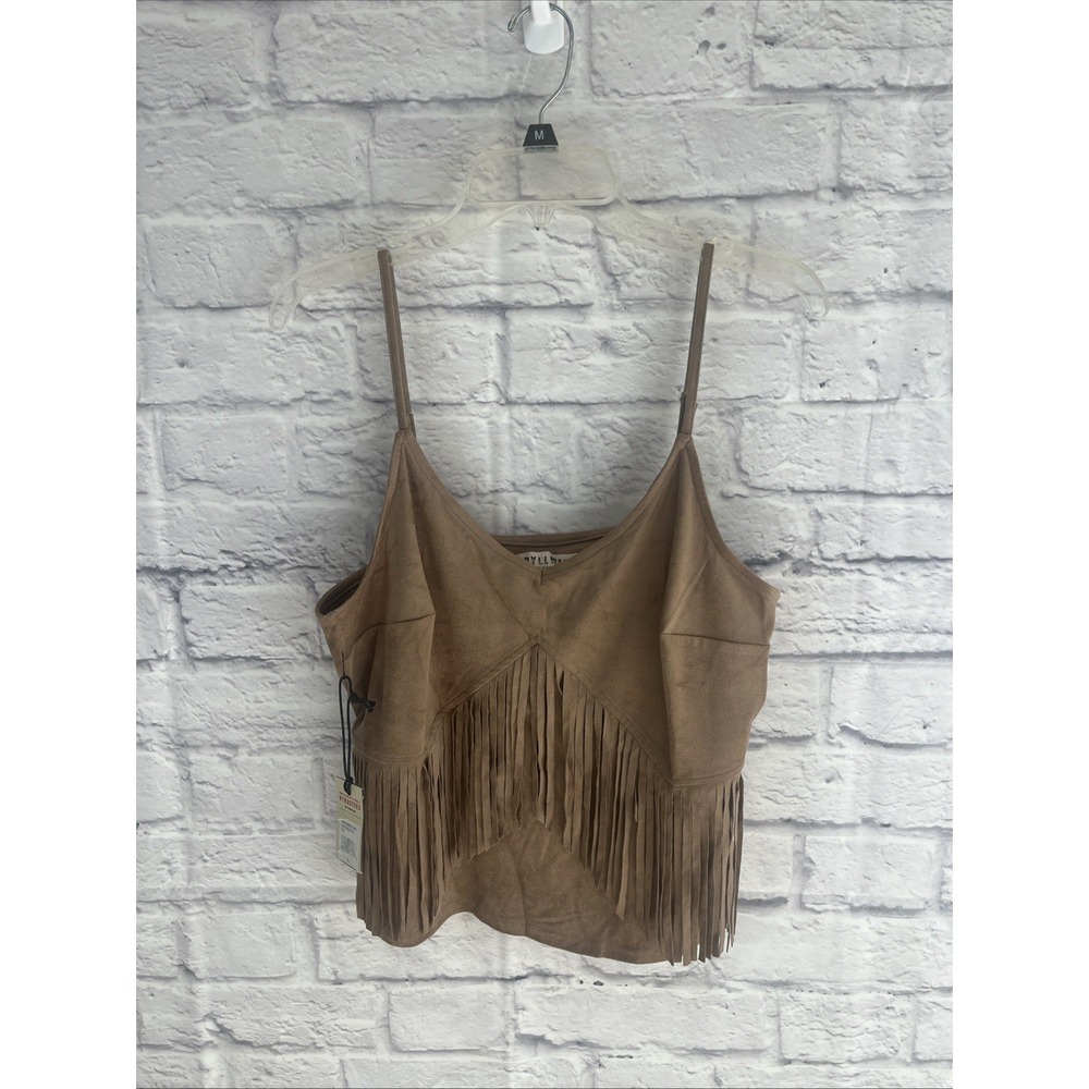 Idyllwind NWT Faux Suede Fringe Cowgirl Country Western Rodeo Top Size Large